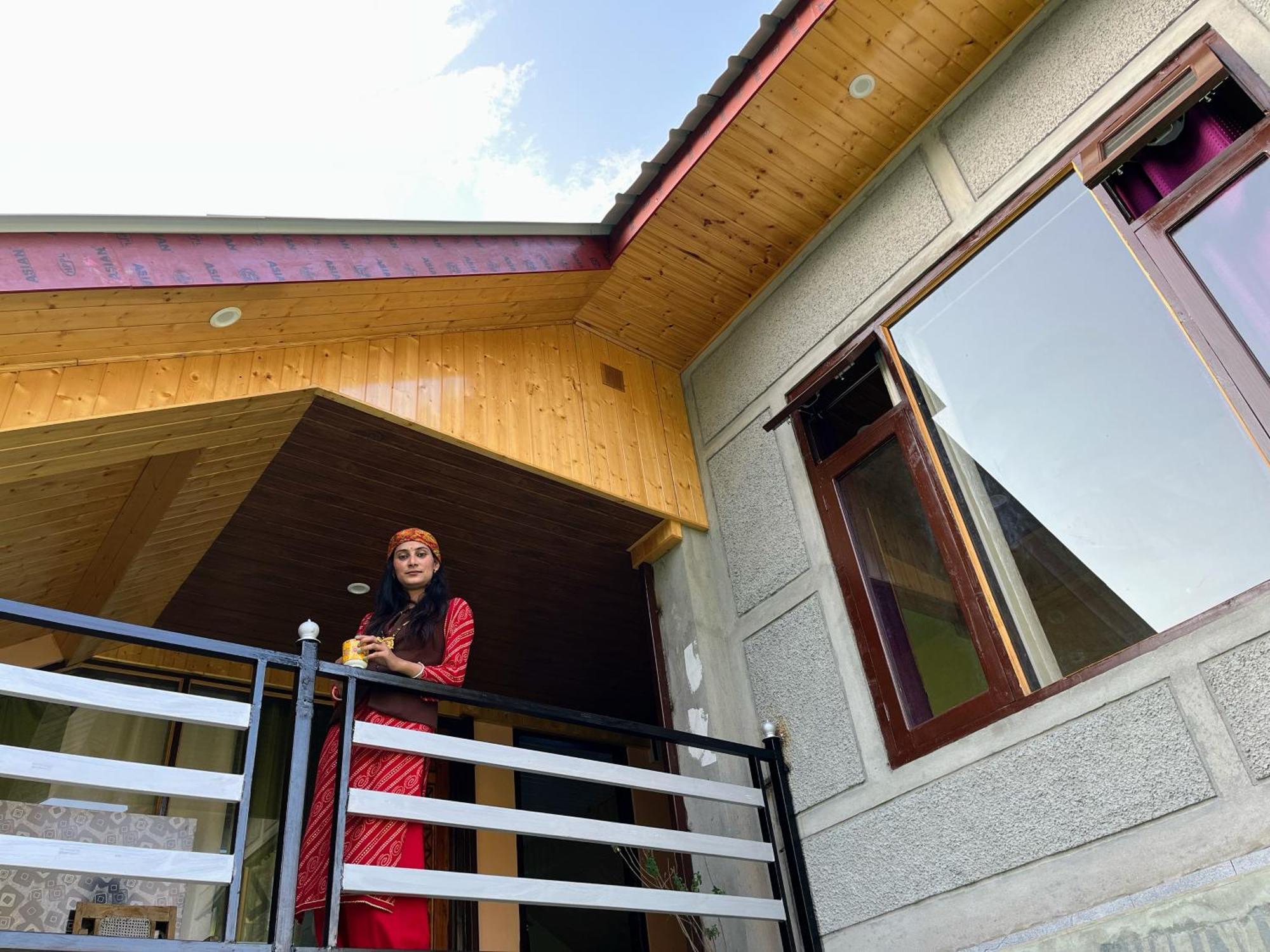 Amma Home Stay Keylong Kyelang Exterior foto